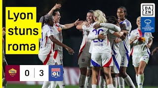 HIGHLIGHTS  AS Roma vs Olympique Lyonnais  UEFA Womens Champions League 2425 [upl. by Low]