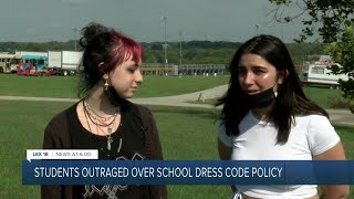 Students outraged over school dress code policy [upl. by Einahpad186]