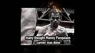 This Knockout Machine Could Be the End of Pacquiaos Legendary Career [upl. by Niknar502]