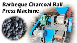 Barbeque Charcoal Ball Press Machine For Coal Briquette Formingcharcoal barbecue [upl. by Inaliak206]