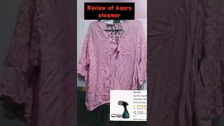 Review of Agaro Garment Steamer [upl. by Amalbena]