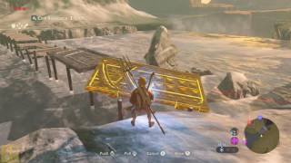 Legend of Zelda Breath of the Wild  How to Cross River of the Dead’s Broken Bridge [upl. by Eppillihp313]