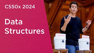 CS50x 2024  Lecture 5  Data Structures [upl. by Ahtikal]