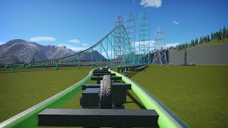 Kingda ka Red force Top Thrill Dragster Stealth Four Top Hat Roller Coaster Old version [upl. by Mahoney]