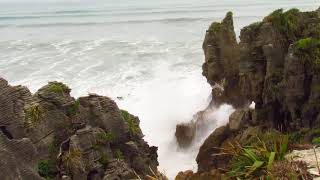 Pancake Rocks and BlowHoles Paparoa National Park New Zealand  Anil Kumar [upl. by Evette]