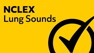 Lung Sounds  NCLEX Review [upl. by Tomkins]