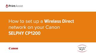 How to set your Canon SELPHY CP1300 [upl. by Dde]