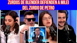 Zurdos De Blender Defiende a Milei del Zurdo de Petro [upl. by Aihsei933]