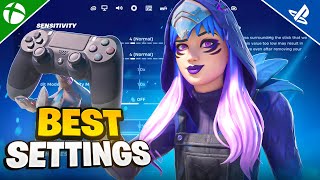 NEW BEST Controller SETTINGS  Sensitivity For OG Fortnite Chapter 2 Fortnite Tutorial [upl. by Allecnirp376]