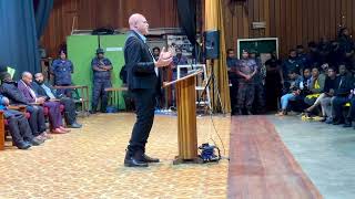 PNG DPM John Rosso Addressing Unitech Student on PNGUS DCA signing [upl. by Simonette]