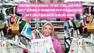 SEPHORiA 2023 Was The Silver Key Ticket Really Worth It Unboxing My Swag Bag [upl. by Oretna]