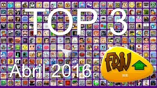 TOP 3 MEJORES JUEGOS FRIV DE ABRIL 2016 [upl. by Lemert]