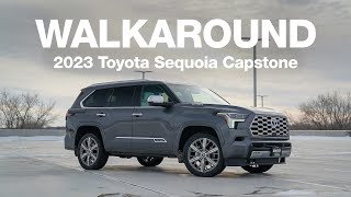 2023 Toyota Sequoia Capstone  InDepth Visual Walkaround [upl. by Kazimir610]