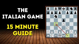 The Italian Game  Key Ideas Concepts Main Lines 15Minute Chess Opening Series [upl. by Cohleen925]