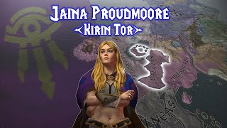 The Scourge Invasion of Dalaran  Jaina Proudmoore Roleplay Crusader Kings 3 Warcraft Mod 1 [upl. by Noxaj379]