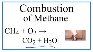 Balanced Equation for the Combustion of Methane CH4 [upl. by Sapphira642]