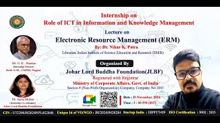 Internship  Lecture 1 on quotElectronic Resource Management ERMquot by Dr Nihar K Patra [upl. by Buote]