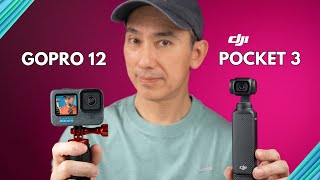 DJI Pocket 3 vs GoPro Hero 12 Comparing Features [upl. by Efinnej]