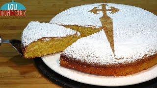 Tarta de Santiago fácil Tarta de almendras SIN GLUTEN Y SIN LACTOSA  Loli Domínguez [upl. by Niel655]