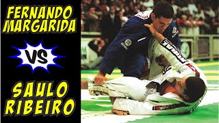 FERNANDO MARGARIDA VS SAULO RIBEIRO  WEIGHT amp ABSOLUTE FINALS IBJJF WORLDS 2001 [upl. by Ayim]