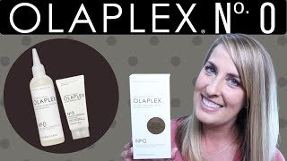 OLAPLEX No 0 Intensive Bond Building Treatment  OLAPLEX No 0 with No 3 Tutorial and Review [upl. by Klement]