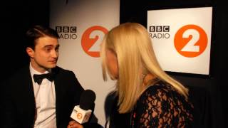 Daniel Radcliffe and Anneka Rice BBC Radio 2 at the Olivier Awards 2013 [upl. by Arym]