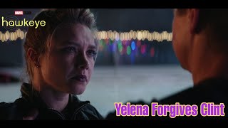 Clint Does The Black Widow Whistle  Yelena Forgives Clint  Hawkeye Episode 6 Finale [upl. by Wini]