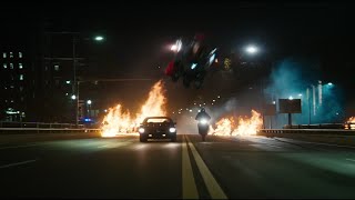 Shuri Ironheart amp Okoye vs FBI Chase Scene Hindi  Black Panther Wakanda Forever 1080p [upl. by Asik]