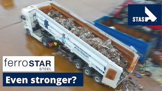 STAS Ferrostar How we made the most durable scrap tipping trailer even stronger [upl. by Amilb]