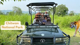 Jungle Safari in Chitwan National Park  Barahi Jungle Lodge [upl. by Nivahb]