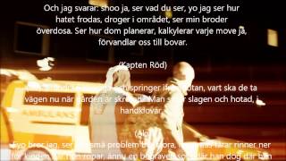 Aki feat Kapten Röd  När Solen Går Ner Lyrics [upl. by Akinirt516]