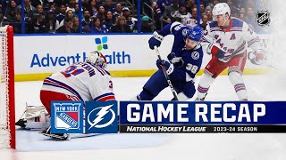 Rangers  Blues 111  NHL Highlights 2024 [upl. by Reinold]