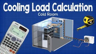 Cooling Load Calculation  Cold Room hvac [upl. by Ymerej]