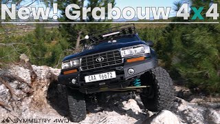 Grabouw 4x4 Trails has CHANGED Black Extreme Route Washed out ruts rocks LandCruiser 80 Series [upl. by Thoma]