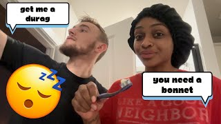 GET READY FOR BED WITH US GRWU grwm couples [upl. by Karim]