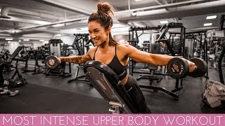 This was an INSANE upper body workout A NEW SESSION FROM MY CHALLENGE [upl. by Mundt]