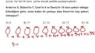 2017 Kanguru Matematik 34 Ecolier 23Soru [upl. by Ahsilac515]