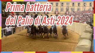 La prima batteria del Palio di Asti 2024 [upl. by Rayford]