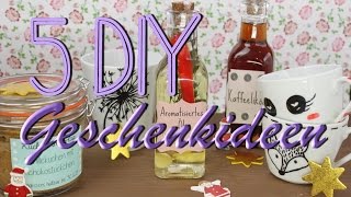 5 DIY Geschenke  Geschenkideen zum selber machen  zu Weihnachten  zum Geburtstag  aus der Küche [upl. by Nittirb]