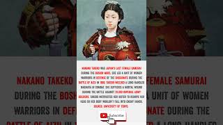 Nakano Takeko HistoryShorts SamuraiHistory NakanoTakeko JapanHistory FemaleWarriors Japan [upl. by Gibbeon]