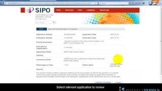 Chinese Patent Search SIPO Basic Tutorial [upl. by Jojo]