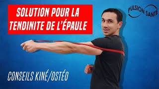 TENDINITE DE LA COIFFE DES ROTATEURS ET DOULEURS DÉPAULE  EXERCICE ET TRAITEMENT KINÉ [upl. by Ahiel]