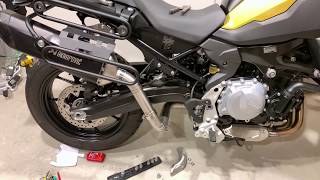 Install Remus Linkage Pipe BMW F750GS  F850GS [upl. by Anihta]