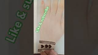 Trending simple mehndi designs  Sony name se tattoo mehandi design short video viral songs karwa [upl. by Aloysius493]