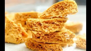 Honeycomb Recipe  焦糖蜂巢脆餅食譜 [upl. by Yllet]