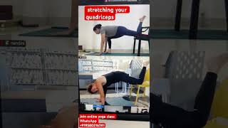 Stretch quadriceps muscles 🌟 [upl. by Annay]