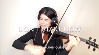 Dont Start Now Dua Lipa Violin Cover Barbara Krajewska [upl. by Alded102]