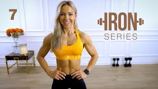 IRON Series 30 Min Shoulders amp Triceps Workout  Dumbbells  7 [upl. by Ylnevaeh]