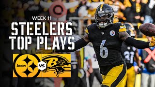 Steelers Top Plays in 1816 Win over Ravens  Pittsburgh Steelers [upl. by Burk]