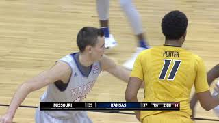 HIGHLIGHTS Mizzou vs Kansas Showdown for Relief [upl. by Phippen]